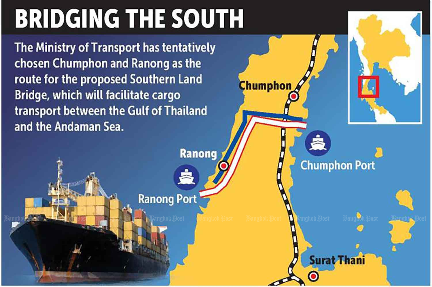 Megaproyek Jembatan Darat Kra Rp430 Triliun untuk Sejahterakan Thailand Selatan